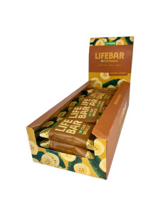 Barrita de avena banana dream Bio 40g x 15 uds Lifebar